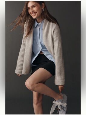 The Mariel Cashmere Cardigan by Maeve NWT  Size M/L